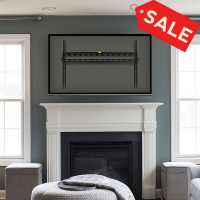 Flash Furniture RA-MP004-GG FLASH MOUNT Tilt TV Wall Mount with Built-In Level - Max VESA Size 600 x 400mm - Fits most TV's 40